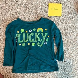 Little sleepies st.Patrick t shirt